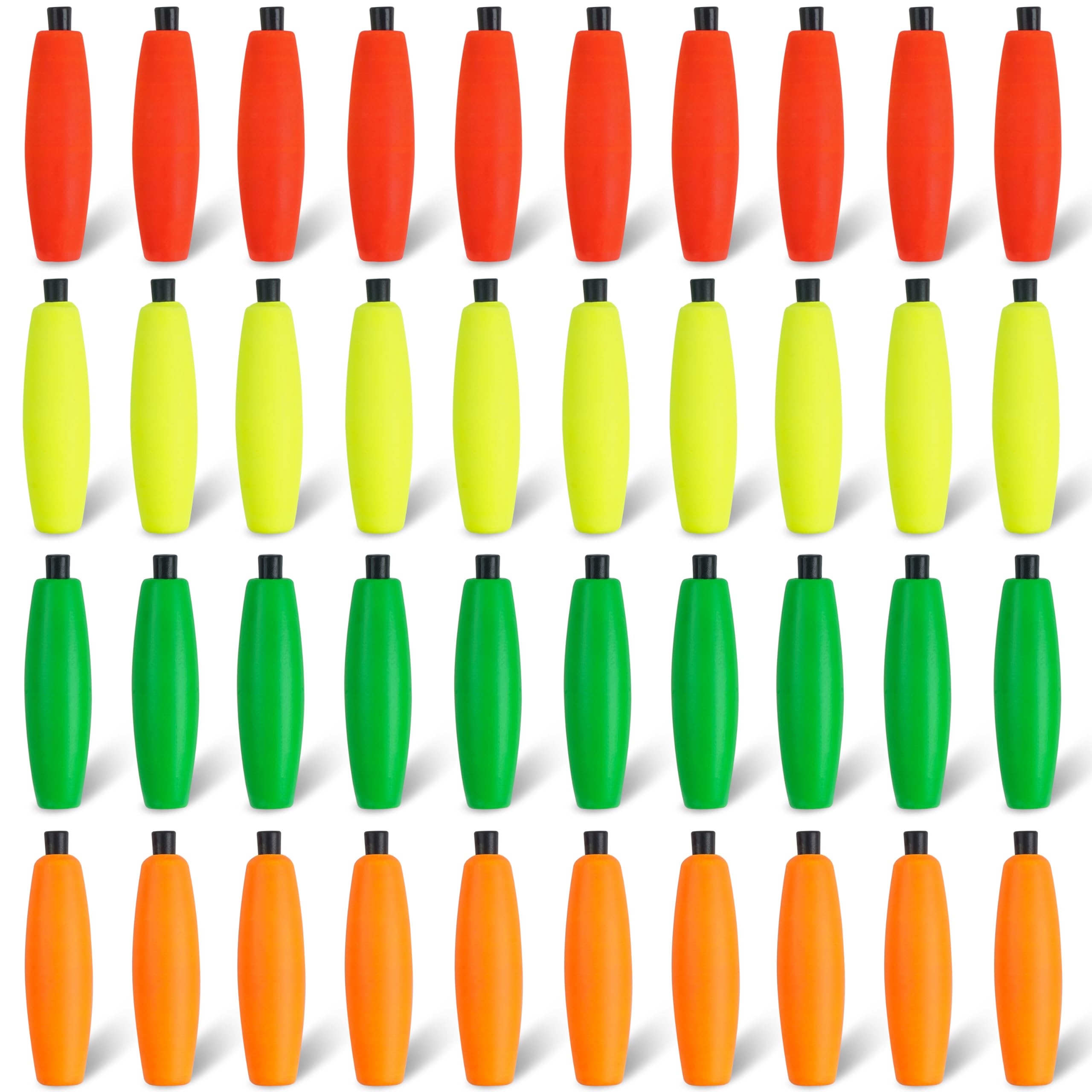 Peg Floats for Catfishing Fishing Bobbers,Foam Cigar Fishing Floats Slip Fishing Corks Bobbers with Pipe Plug Catfish Floats for Santee Rig丨2in,2.5in,