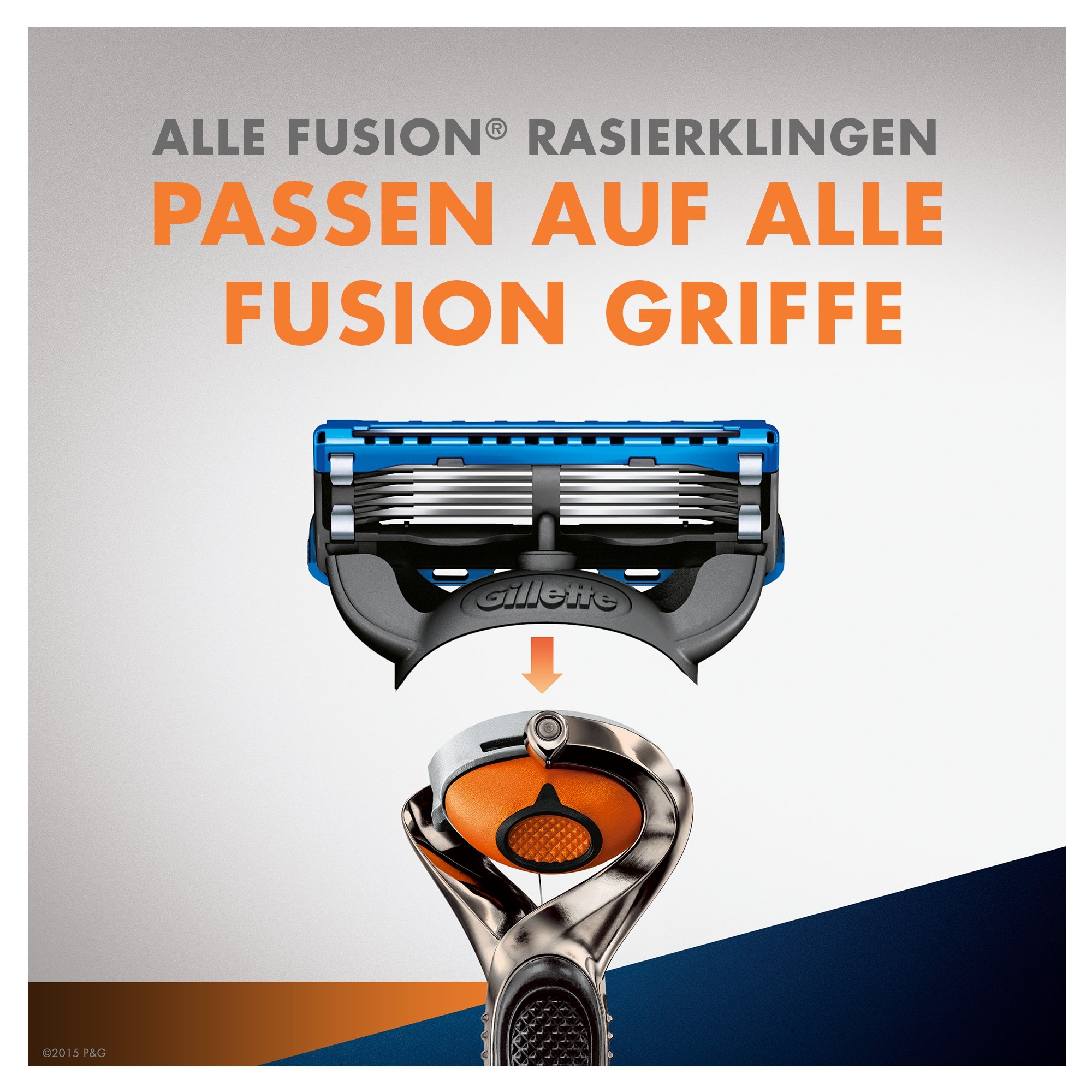 Auslaufmodell Gillette Fusion ProGlide Rasierklingen, 12 Stück
