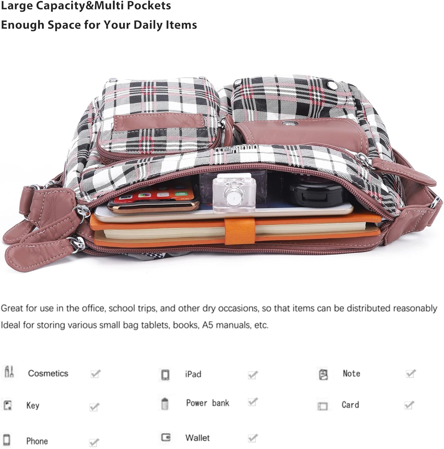 Angel Kiss Crossbody Bags for Women, Ladies Shoulder Handbags and Purses Medium Faux Leather Pocketbooks | Ladies, Medium, Faux Leather