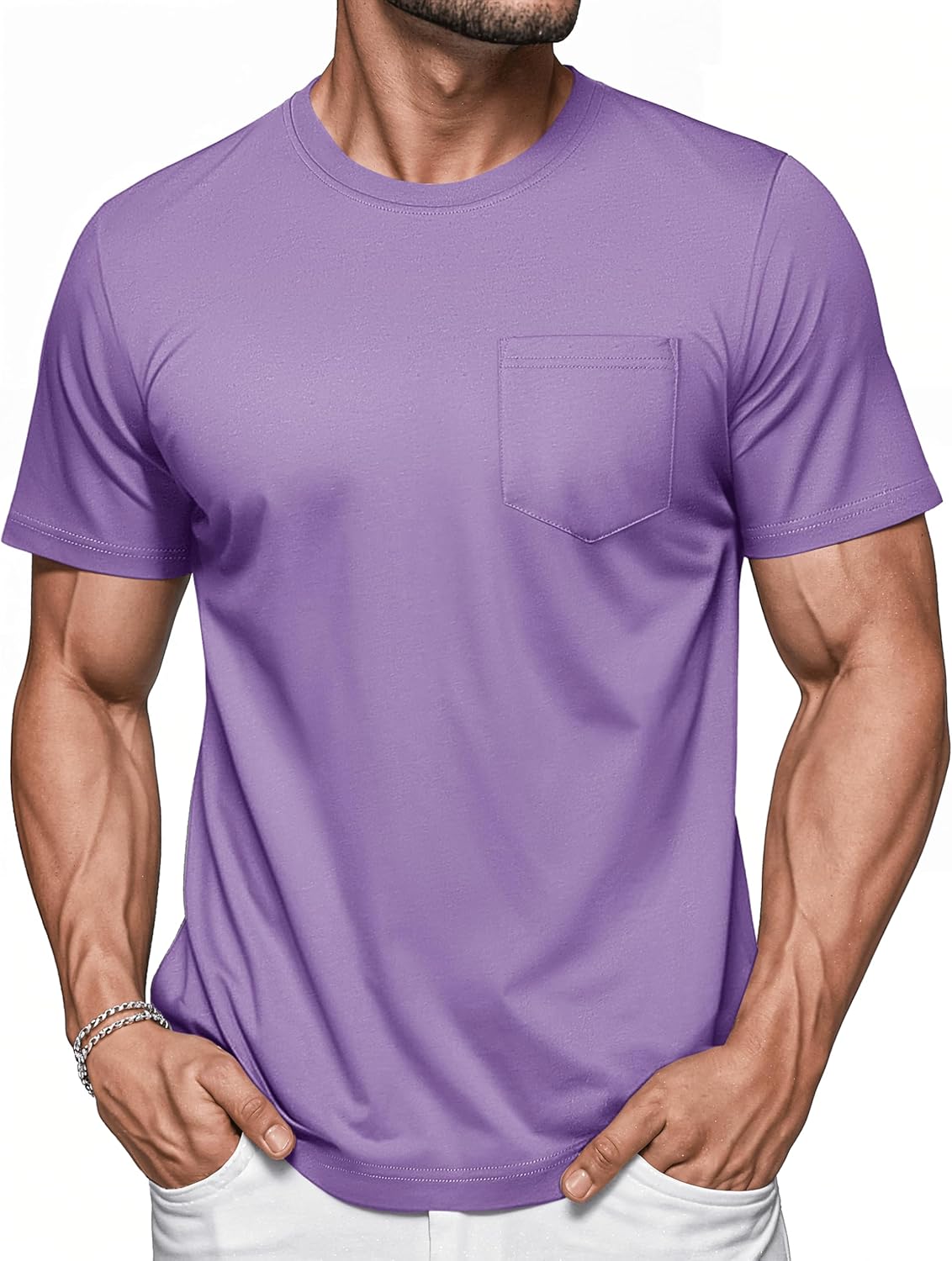Algodón morado claro