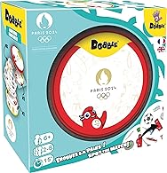 Asmodee - Asmodee - Dobble : Jeux Olympiques Paris 2024 - Jeux de société - Jeux de cartes - Jeux d'ambiance à partir de 6 ans - 2 à 8 joueurs - Version française