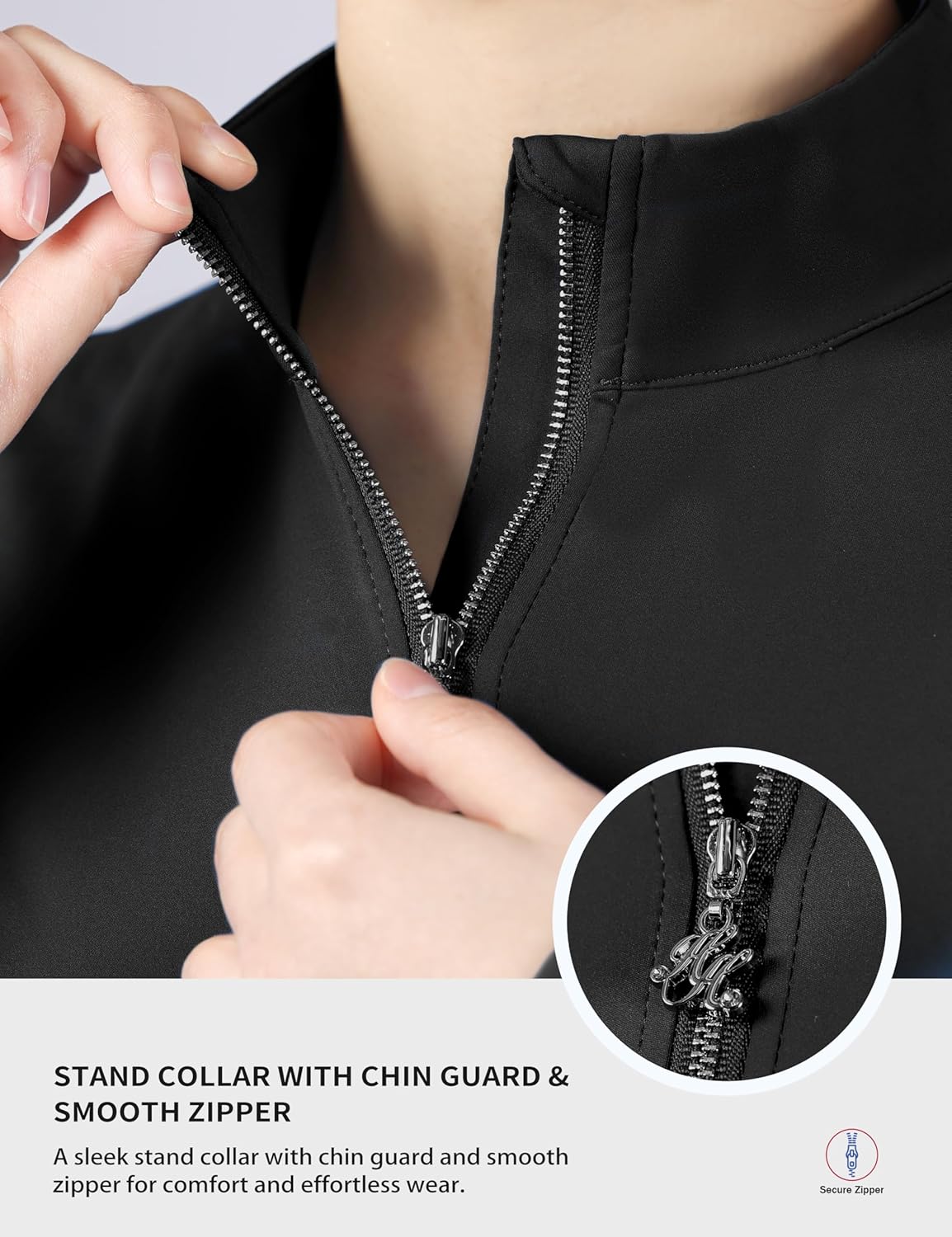 Harrison Howard Women's Horse Riding Shirts Long Sleeve Rider Top Stand Collar with Embroidery Equestrian Show Shirts - Image 3