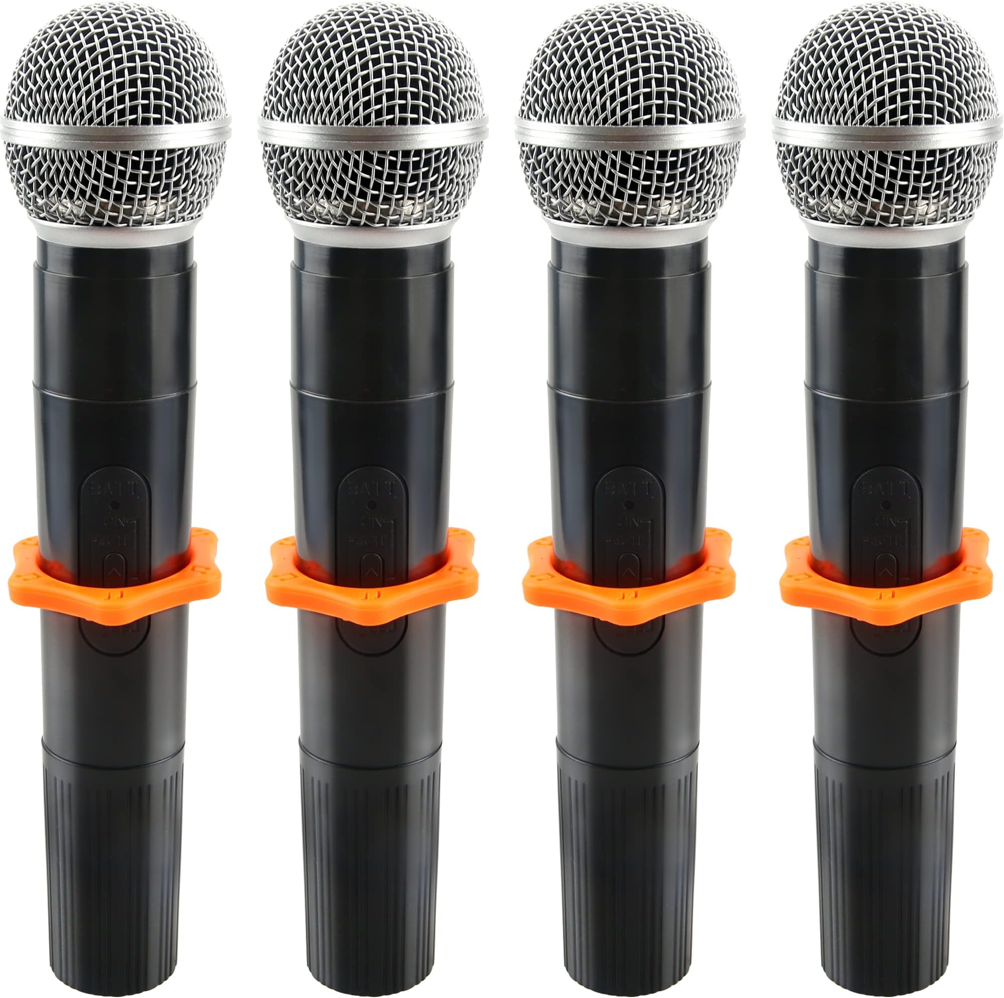 Milisten Fake Microphone Prop with Microphone Flag Station