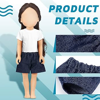 Amazon.com: Bencailor 6 Pcs Short Doll Pants Clothes Shorts