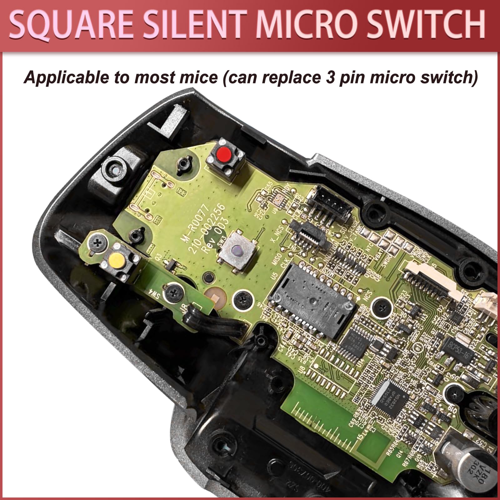 Amazon.com: RUNJRX 8Pcs Kailh Silent Mouse Micro Switch Yellow