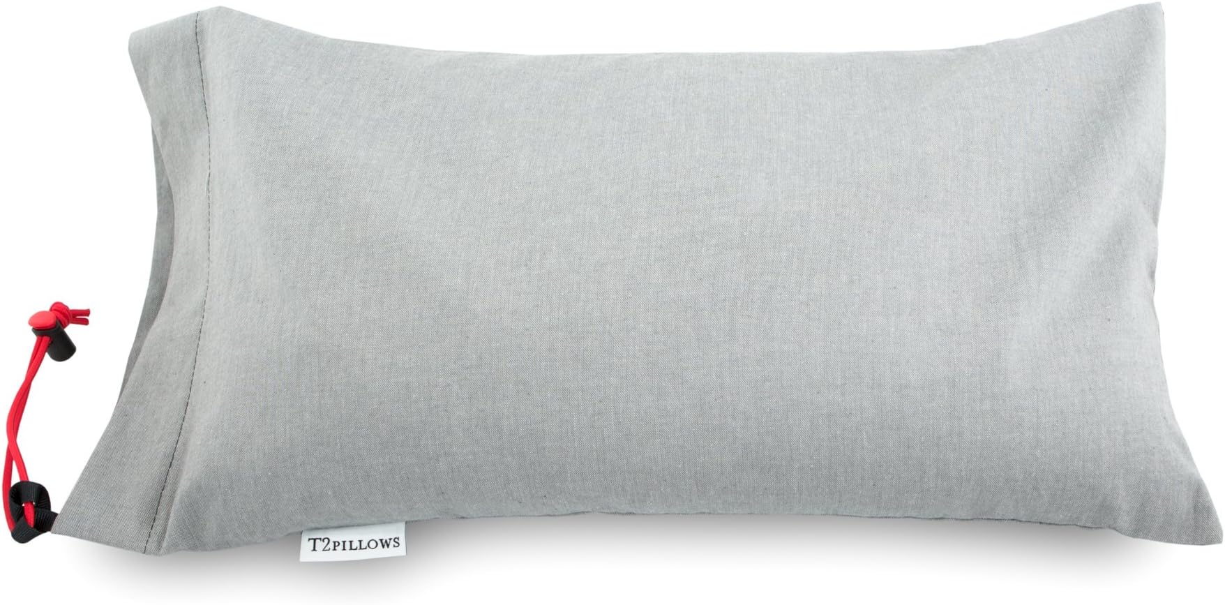 T2pillows Buckwheat Travel Pillow 100% Organic Cotton (10 x 16) All Natural Hulls with Removable Washable Designer Cover