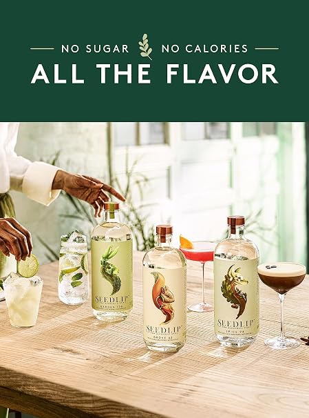 SEEDLIP Grove 42 - Non-Alcoholic Spirit | Calorie Free, Sugar Free | Spirit Alternative | Non-Alcoholic Cocktails | 23.7 fl oz (700ml)