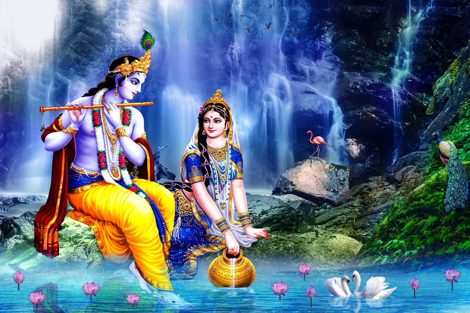 See full amazon price history chart for HD PRINT House Self Adhesive Radha Krishna Window Wall Sticker for Home Decor, Living Room, Bedroom, Hall, Kids Room, Play Room (PVC Vinyl, Water Proof233 (72 X 48 INCH) HD PRINT House Self Adhesive Radha Krishna Window Wall Sticker for Home Decor, Living Room, Bedroom, Hall, Kids Room, Play Room (PVC Vinyl, Water Proof233 (72 X 48 INCH) (B09QHWC1XP) Amazon Price History, Amazon Price Tracker