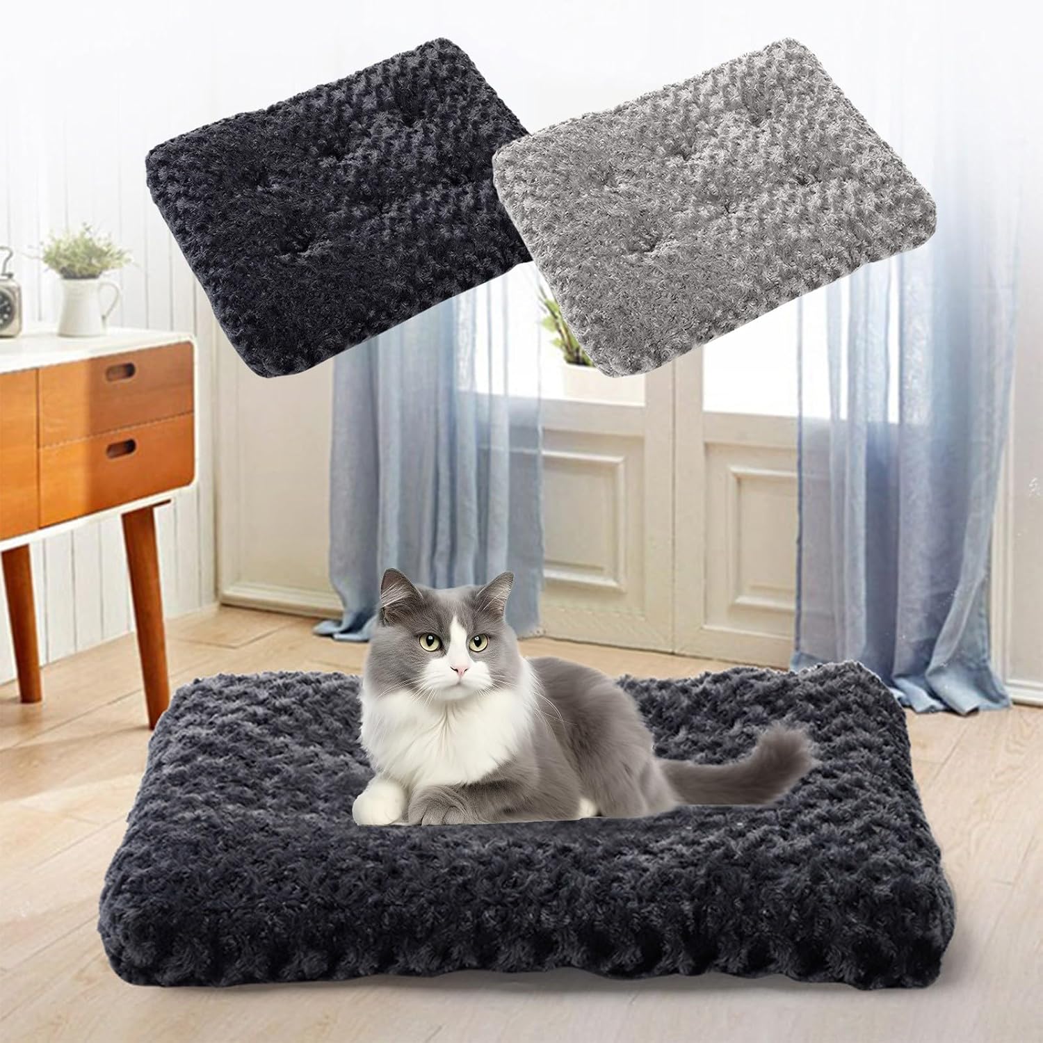 Thickened Dogs Cat Beds for Indoor Comfy Dog Beds for Small Dogs Pet Bed Warm Washable Dog Bed