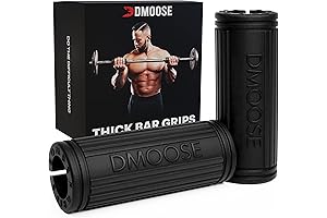DMoose Fitness: Premium Thick Bar Diameter Dumbbell Grips