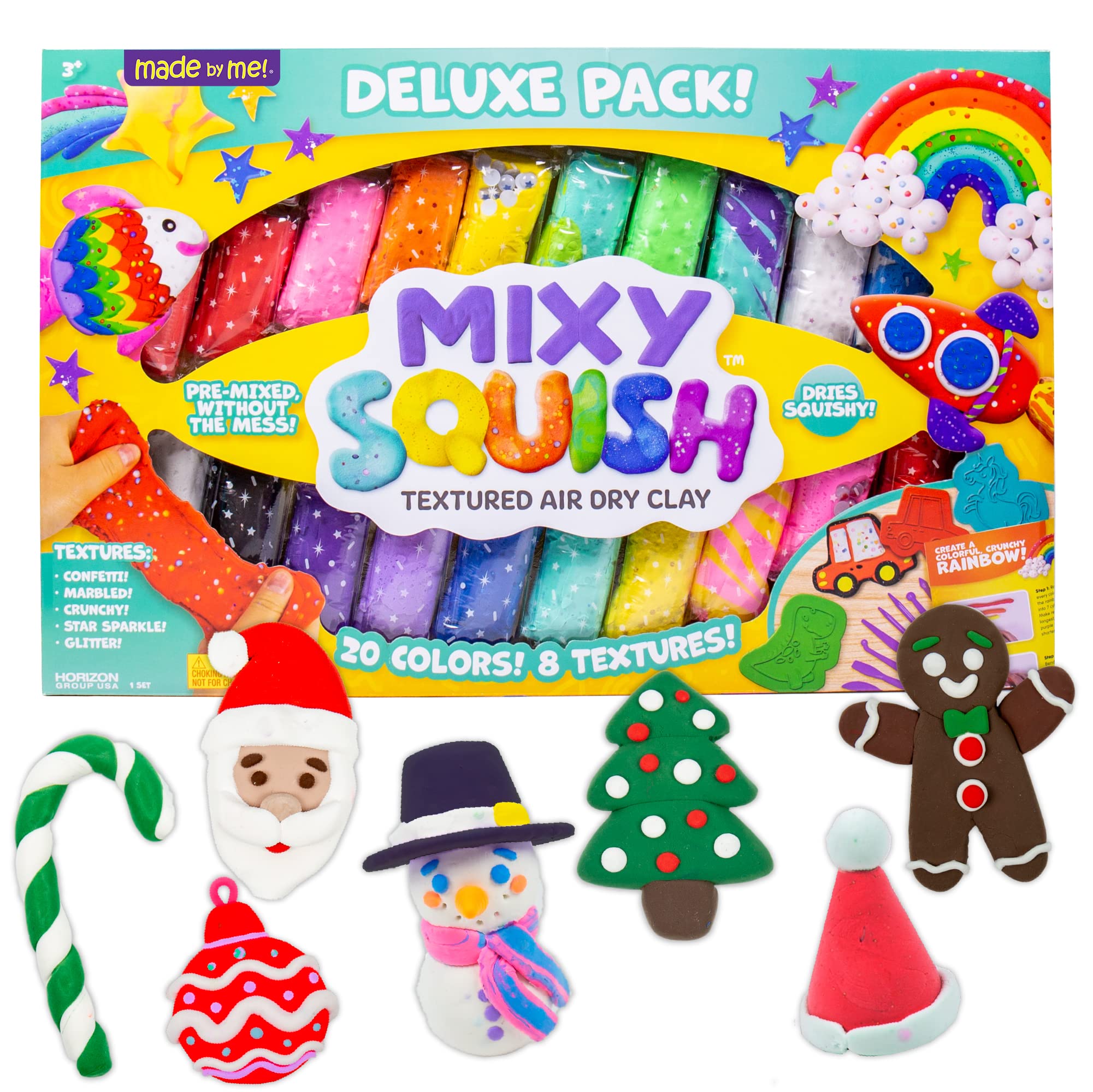 Photo 1 of *NEW/OPENED* Made By Me Mixy Squish Deluxe Pack, Includes 20oz. Textured Air Dry Clay