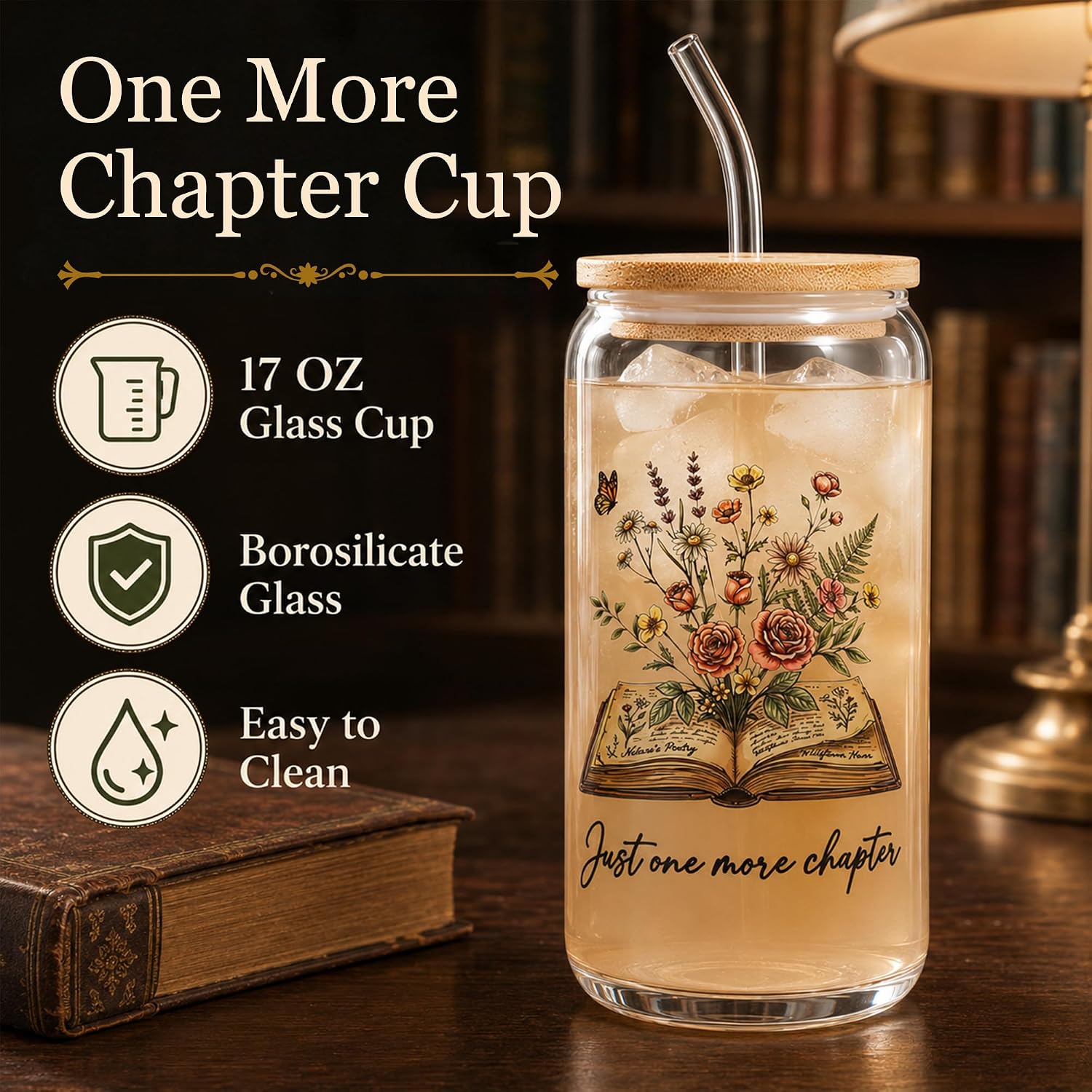 Book Lovers Gifts for Women, Vintage Bookish Reading Gift Set image 4