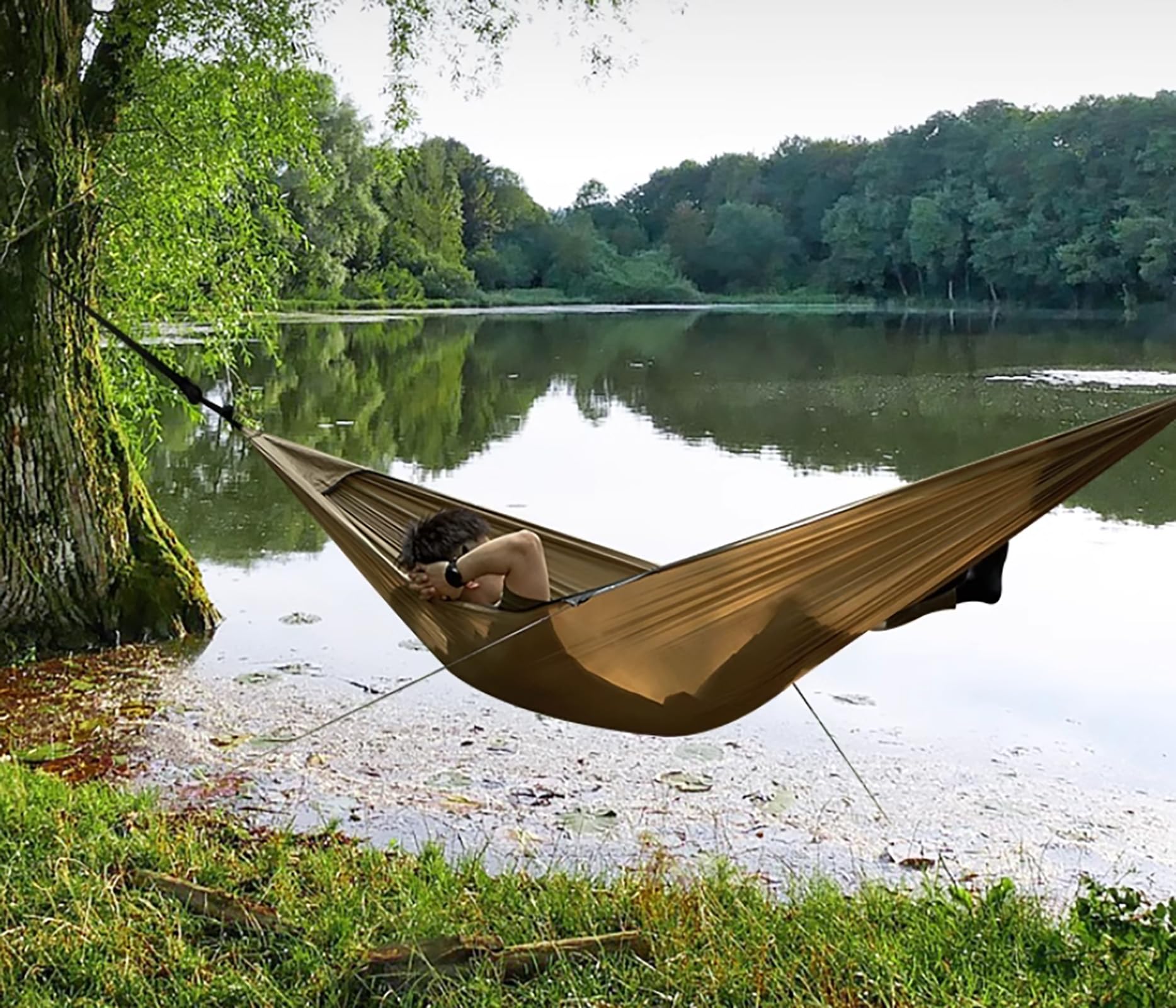 Weight Limit Lightweight Camping Hammock Tent With Mosquito Net