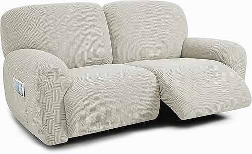 ULTICOR Funda de sofá reclinable extra ancha de 75 a 100 pulgadas, funda de sofá reclinable de 2 plazas, funda de sofá reclinable extra ancha, tela