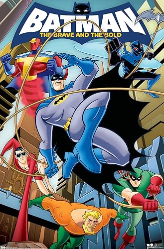 Trends International DC Comics - Póster de pared de Batman - The Brave and The Bold de 22.375 x 34 pulgadas, versión premium sin marco