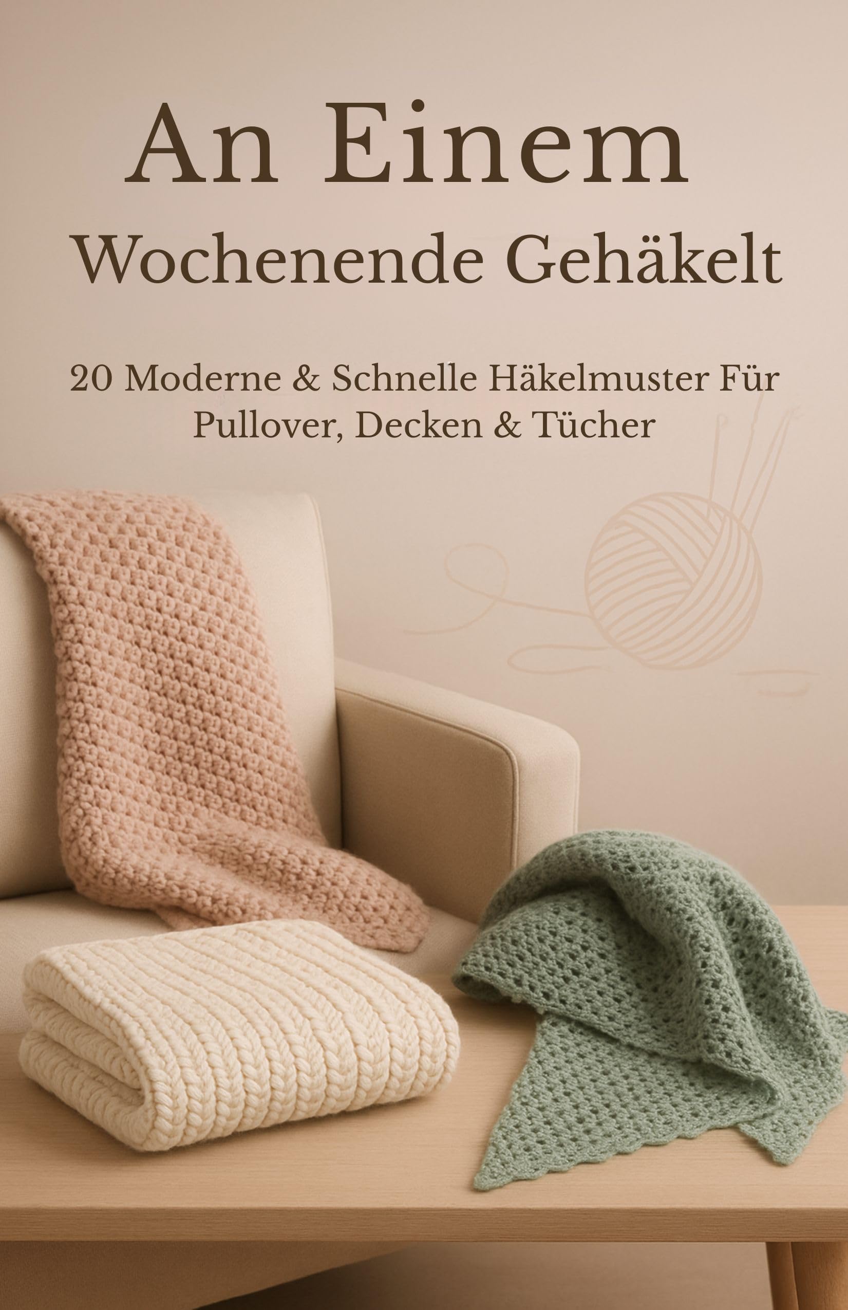 An einem Wochenende gehäkelt: 20 moderne & schnelle Häkelmuster für Pullover, Decken und Tücher (Premium-Ausgabe in Farbe 1)