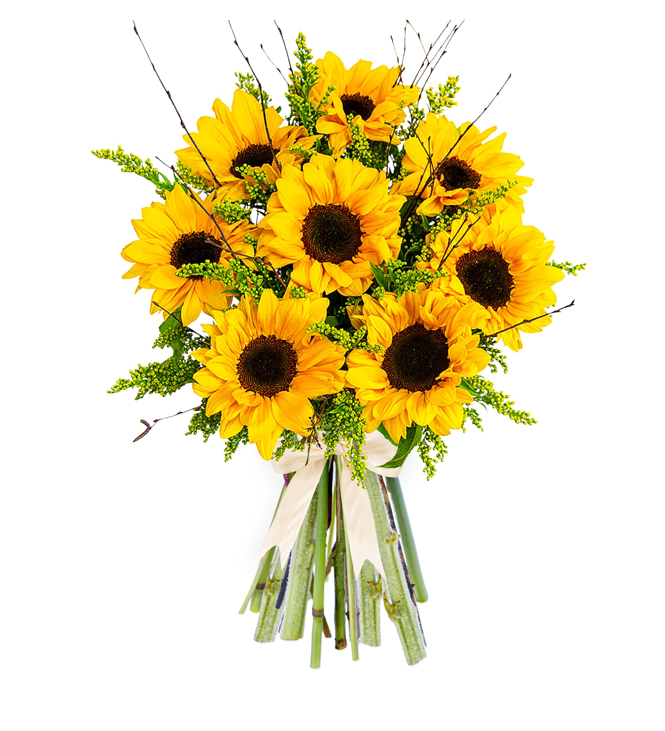 Prestigeflowers Yellow Bright And Cheerful Sensational Sunflowers: Delivered For Birthdays & All Occasions! (Standard)
