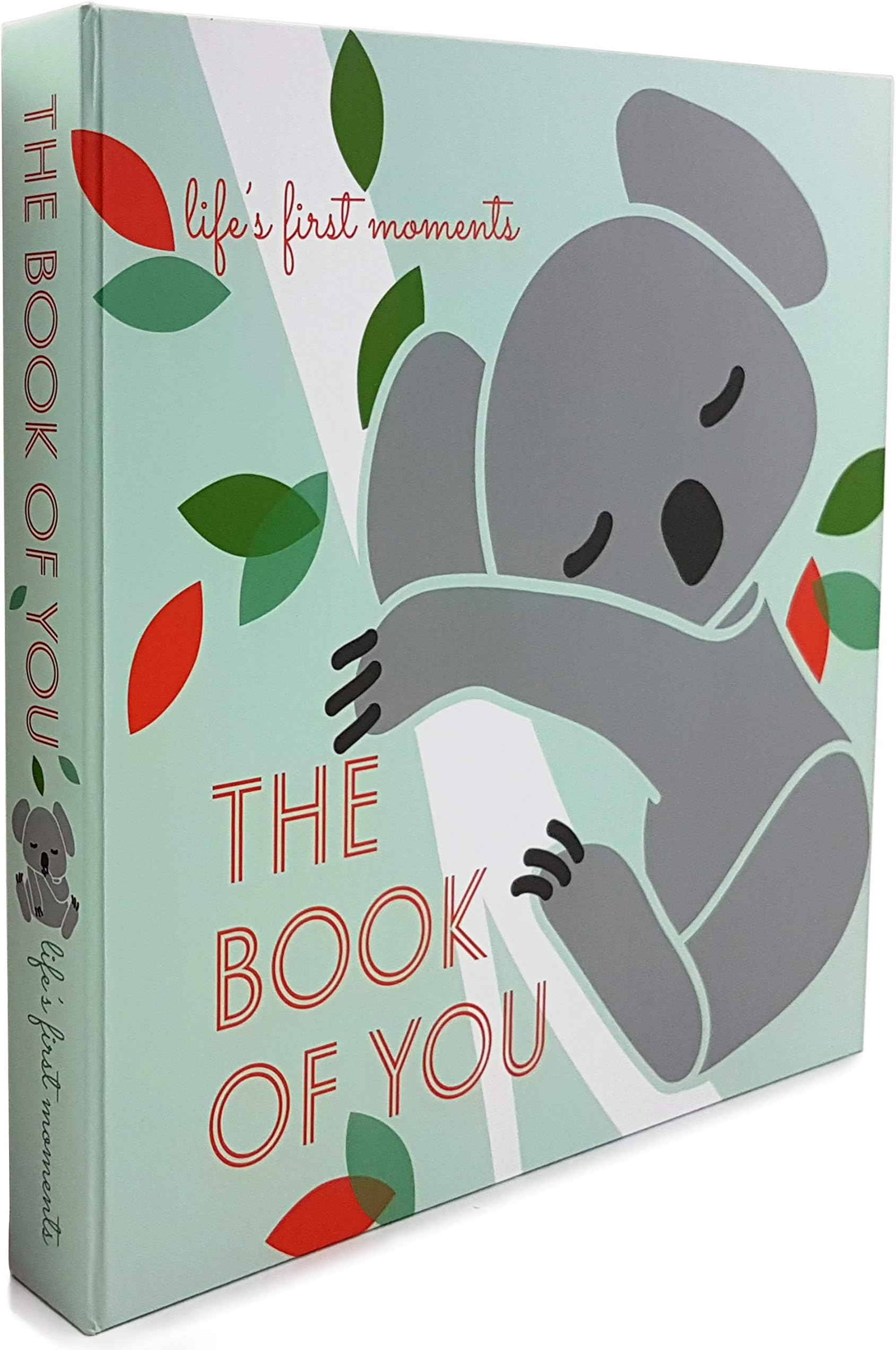 Little Lion Studio Baby Memory Book, The Book of You - A Beautifully Simple Keepsake Journal for Newborns First Year's Milestones Record – Shower Your Loved Ones with an Heirloom Gift (Mint)
