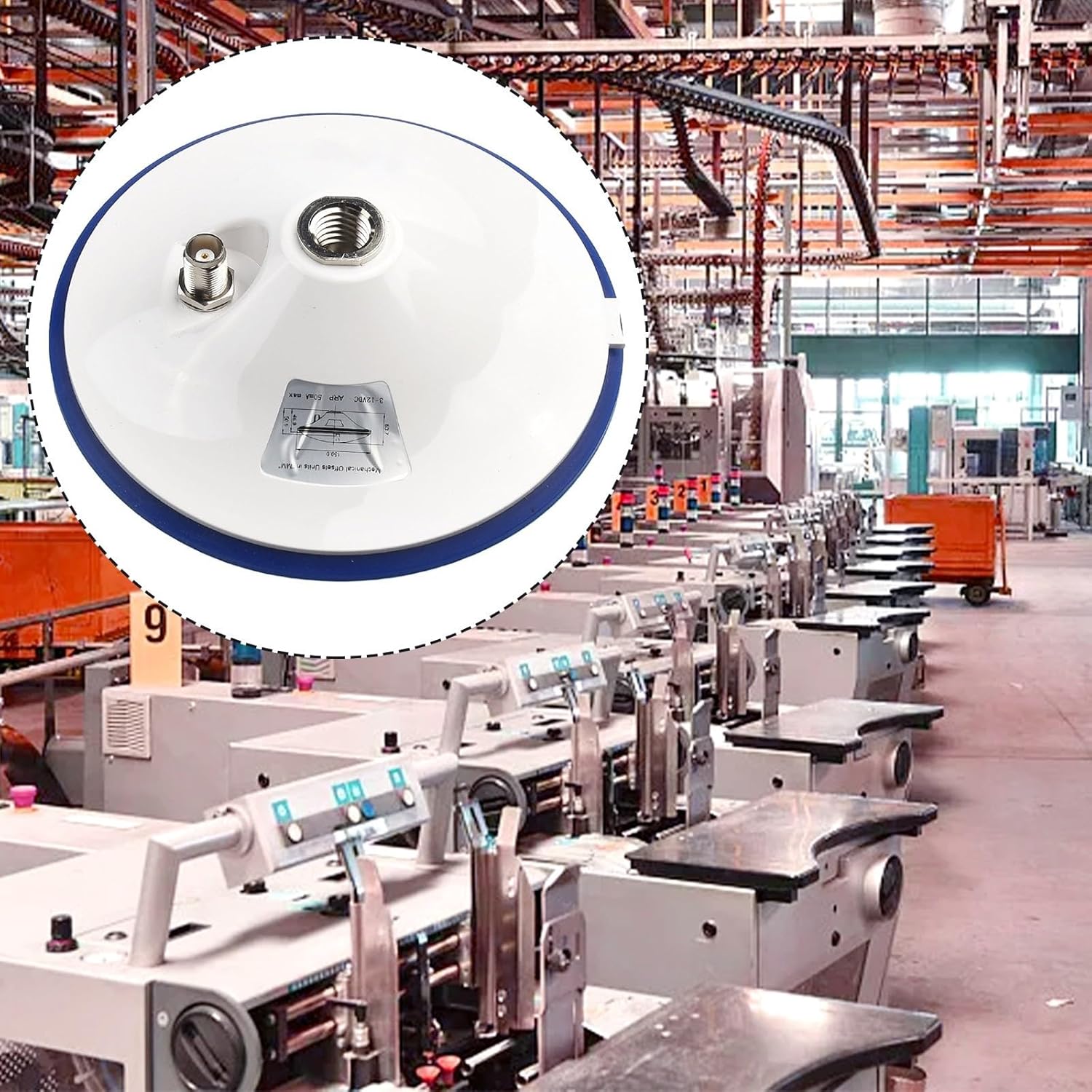 GO100 Multi-Band GNSS GPS Antenna With High Gain RHCP Support For GPS L1 L2 GLONASS G1 G2 Beidou B1 B2 B3 For Galileo E1 E5b Compatible For Trimble-AG15 AG25 AG35