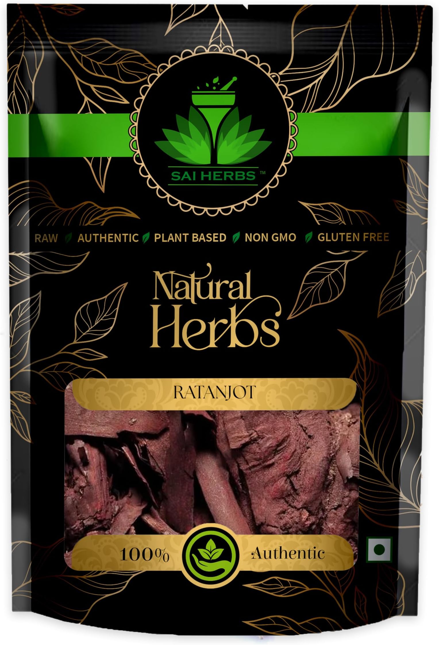 - Ratanjot Root - Alkanet Root - Alkanna Tinctoria - Ayurvedic Skin Care and Natural Coloring Agent (100 Grams)