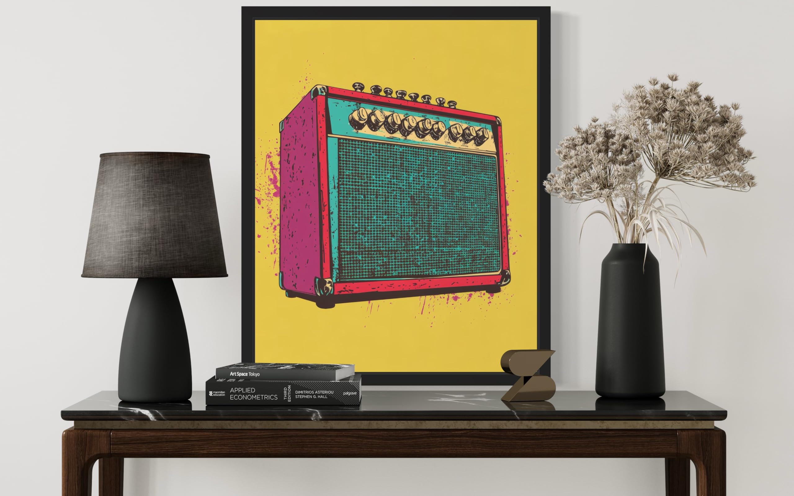 Amazon.com: Guitar Amplifier Pop Art Print Poster, Vintage Retro