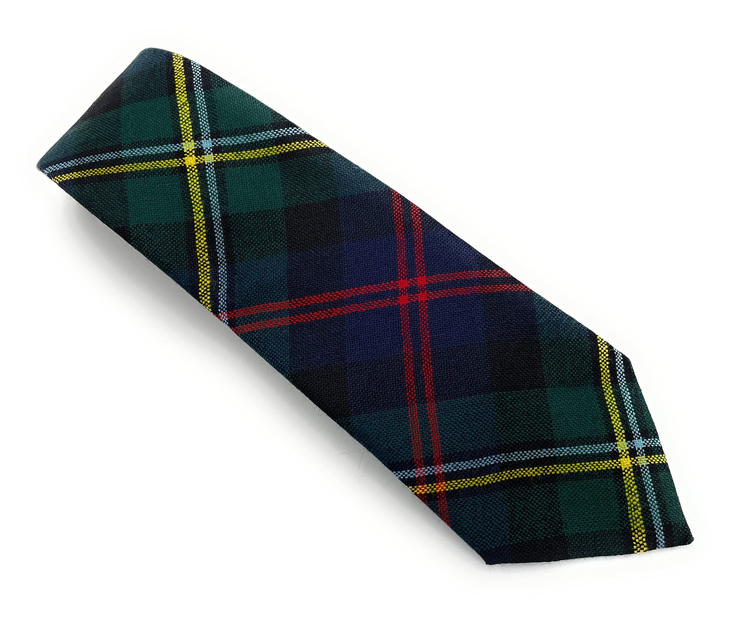 Tartan Tweeds Men's Malcolm Traditional Tartan Necktie 100% Wool British Made