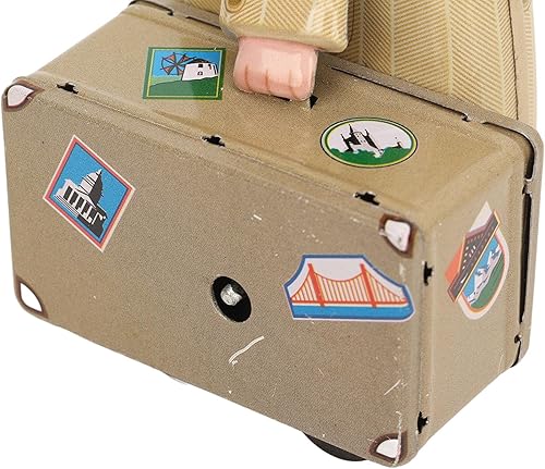 Miniatura 8 de Juguete de cuerda para arriba, juguete de viaje que camina nostálgico, retro, juguete de relojería para adultos, colección de hojalata, juguete de