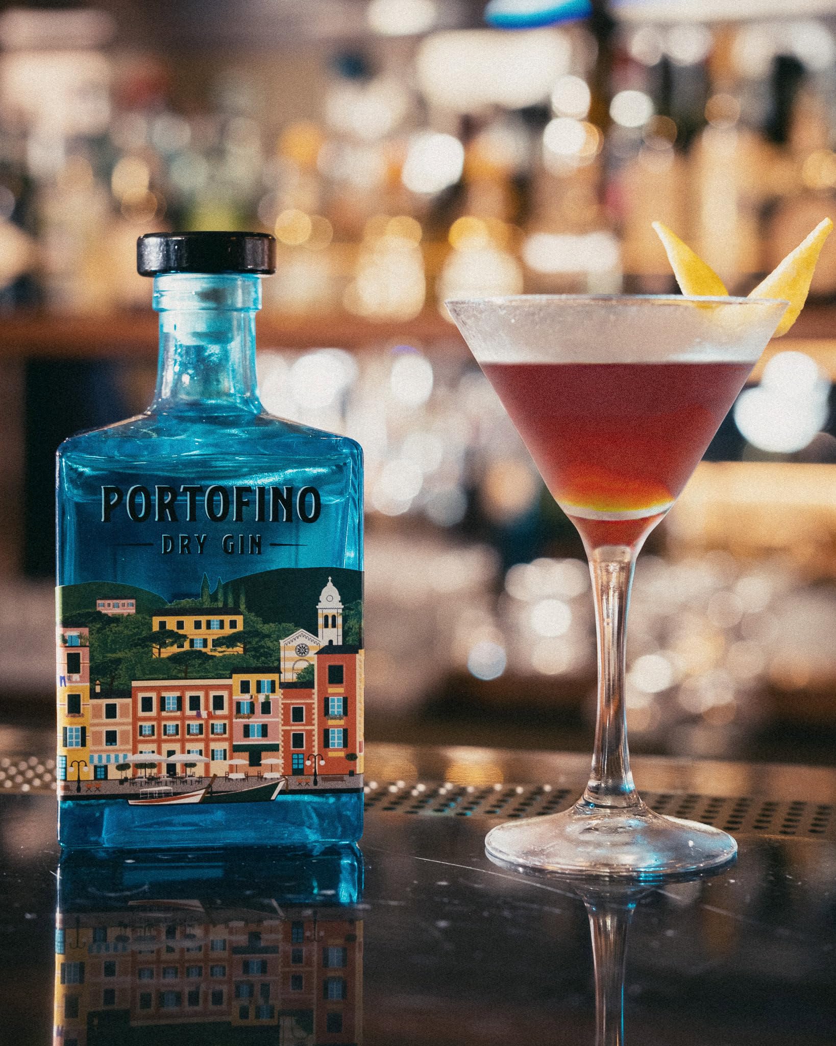 Portofino Dry Gin con astuccio ed. martini cocktail - 500 ml
