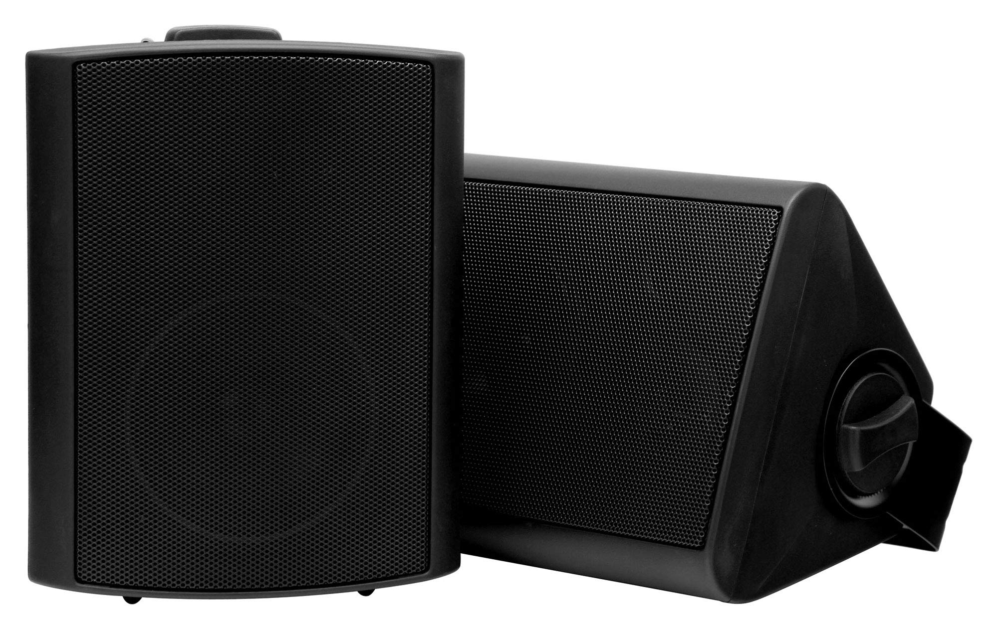 Pronomic USP-540 BK Coppia Diffusori da Parete HiFi Neri 160 Watt | Ideali per installazione fissa semplice su soffitti e pareti, Risposta in frequenza: 80 - 20.000 Hz, Impedenza: 8 Ohm, 5 x 18