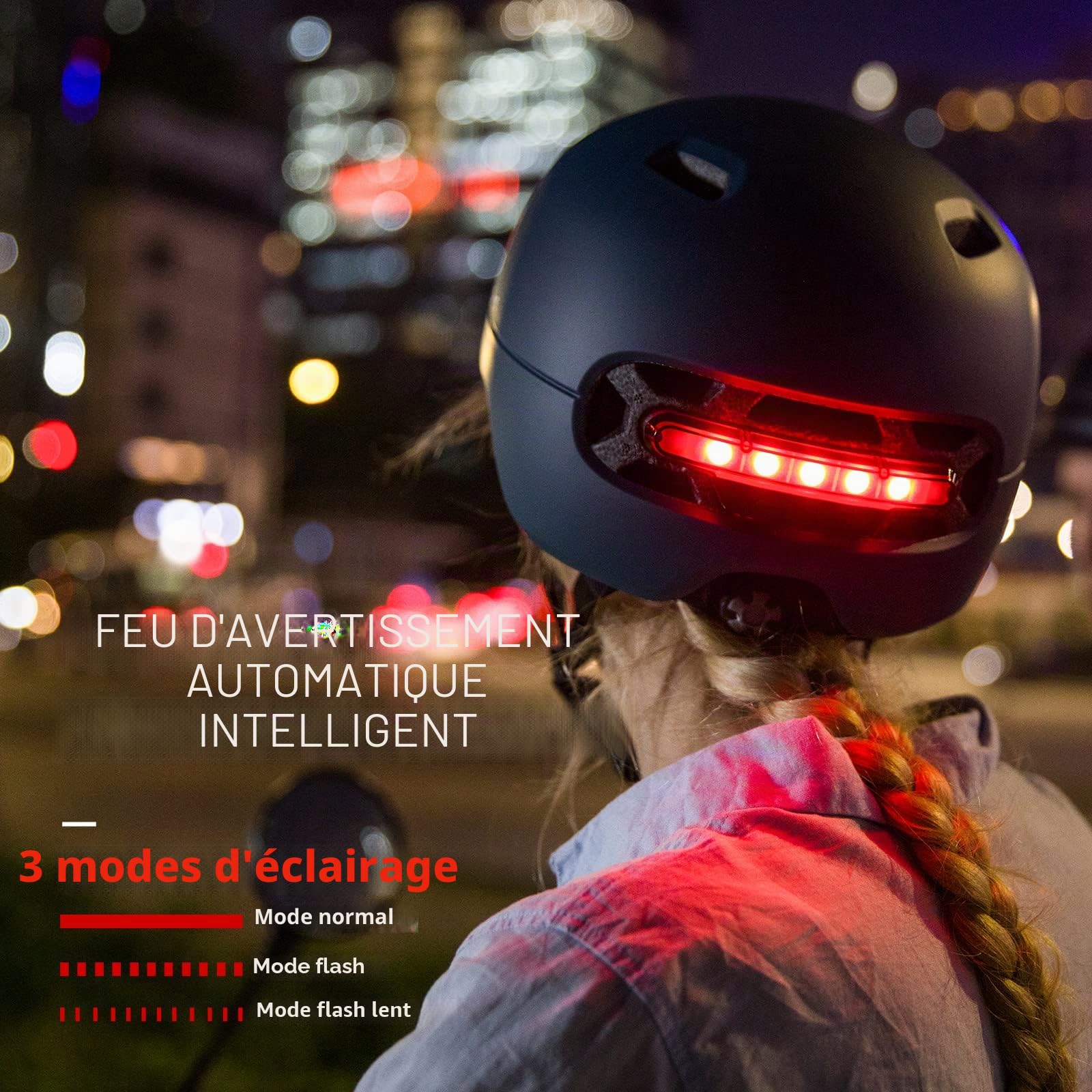 LIVALL Casque de vélo Intelligent pour Adulte avec capteur de Voiture, feu arrière LED, Clignotants, Casque de vélo pour navetteurs en Ville, Taille réglable pour Hommes et Femmes