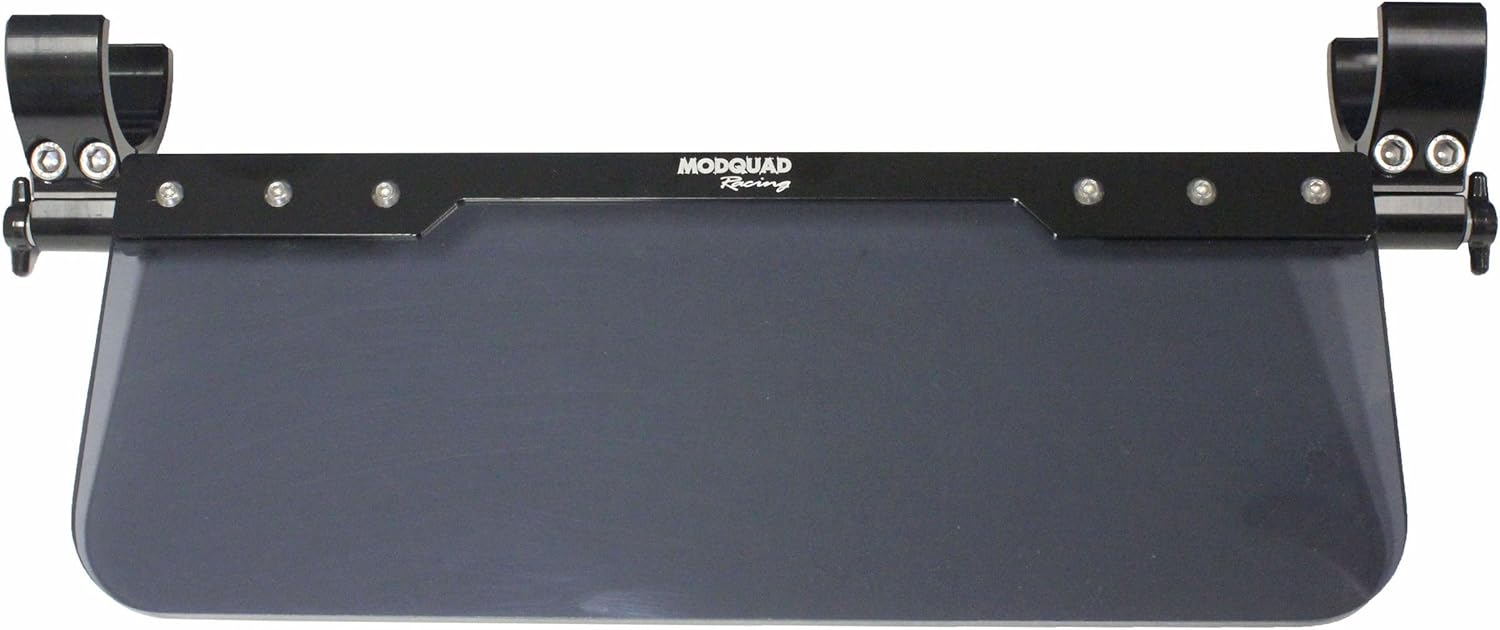Modquad Black 12" Sun Visor w/ 1.75" Clamps