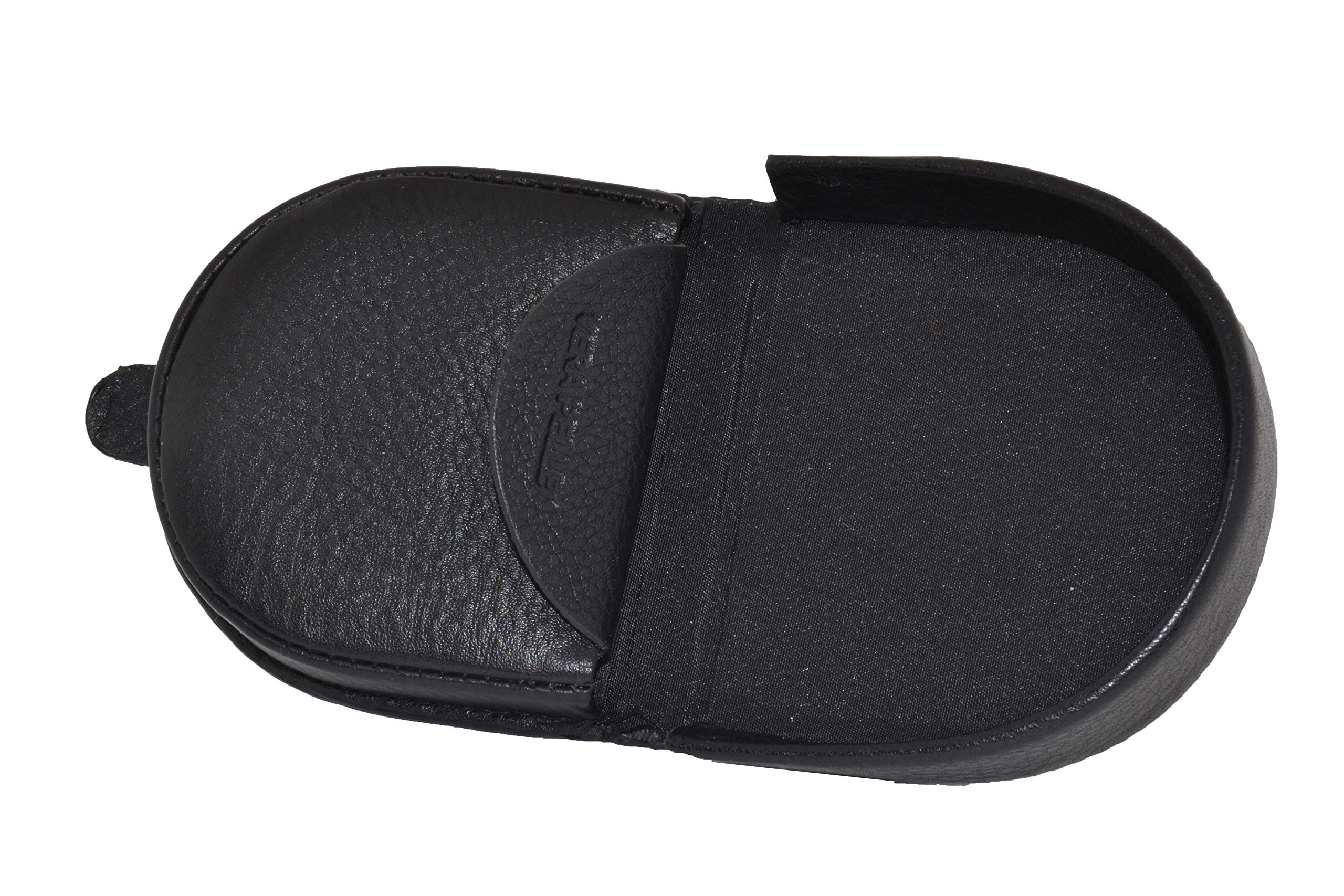 Coveri, Porte-Monnaie à Talon, Porte-Euros, pour Homme, Cuir véritable Noir -