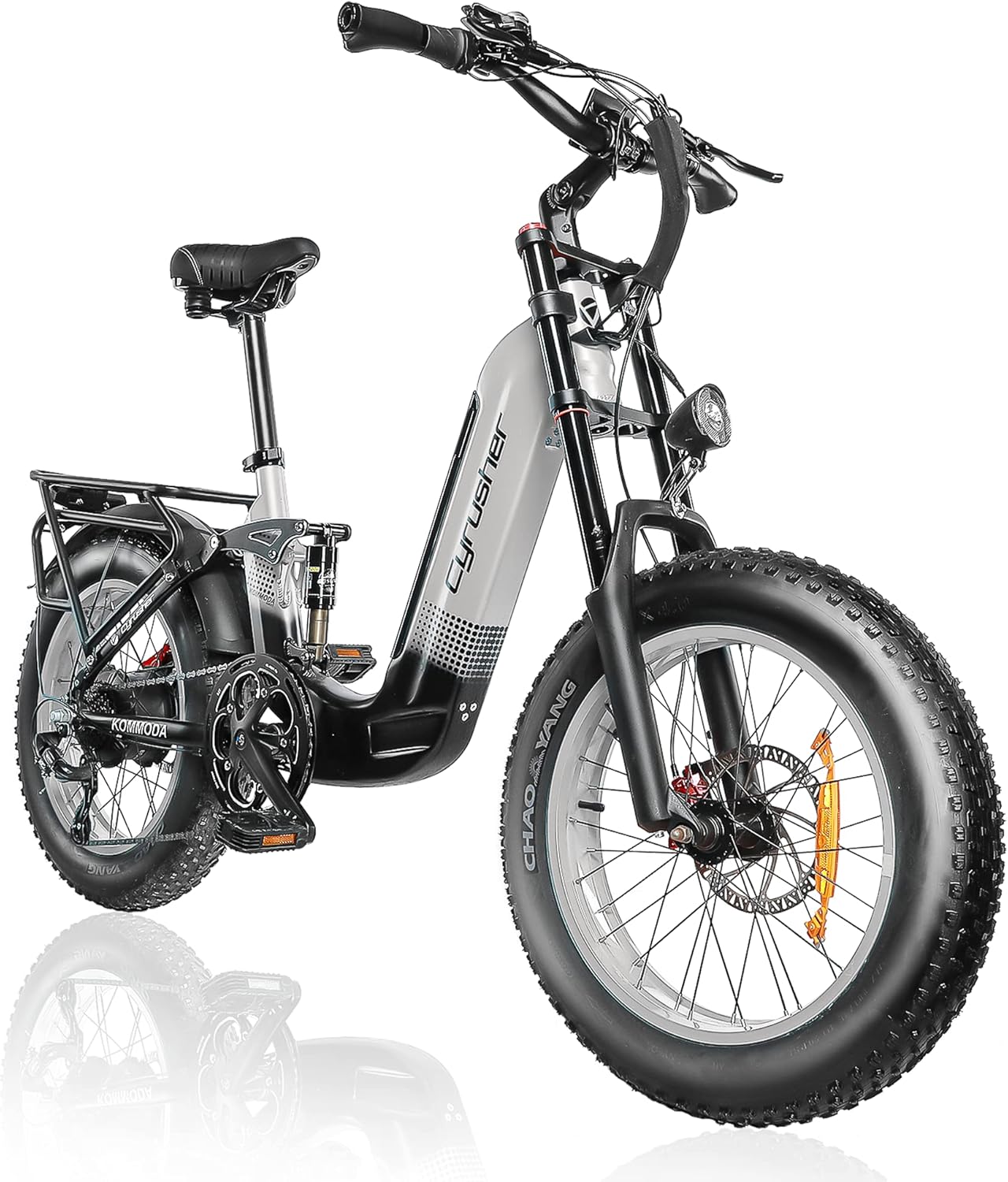 Cyrusher Electric Bike, Kommoda StepThrough 20" x 4.0" Fat Tire