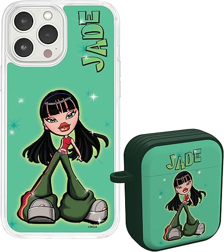 Bratz Passion for Fashion - Funda para teléfono HD y auriculares compatible con iPhone 11 y AirPods Gen 1 y 2 (Yasmin) Bratz Passion for Fashion - Funda para teléfono HD y auriculares compatible con iPhone 11 y AirPods Gen 1 y 2 (Yasmin)