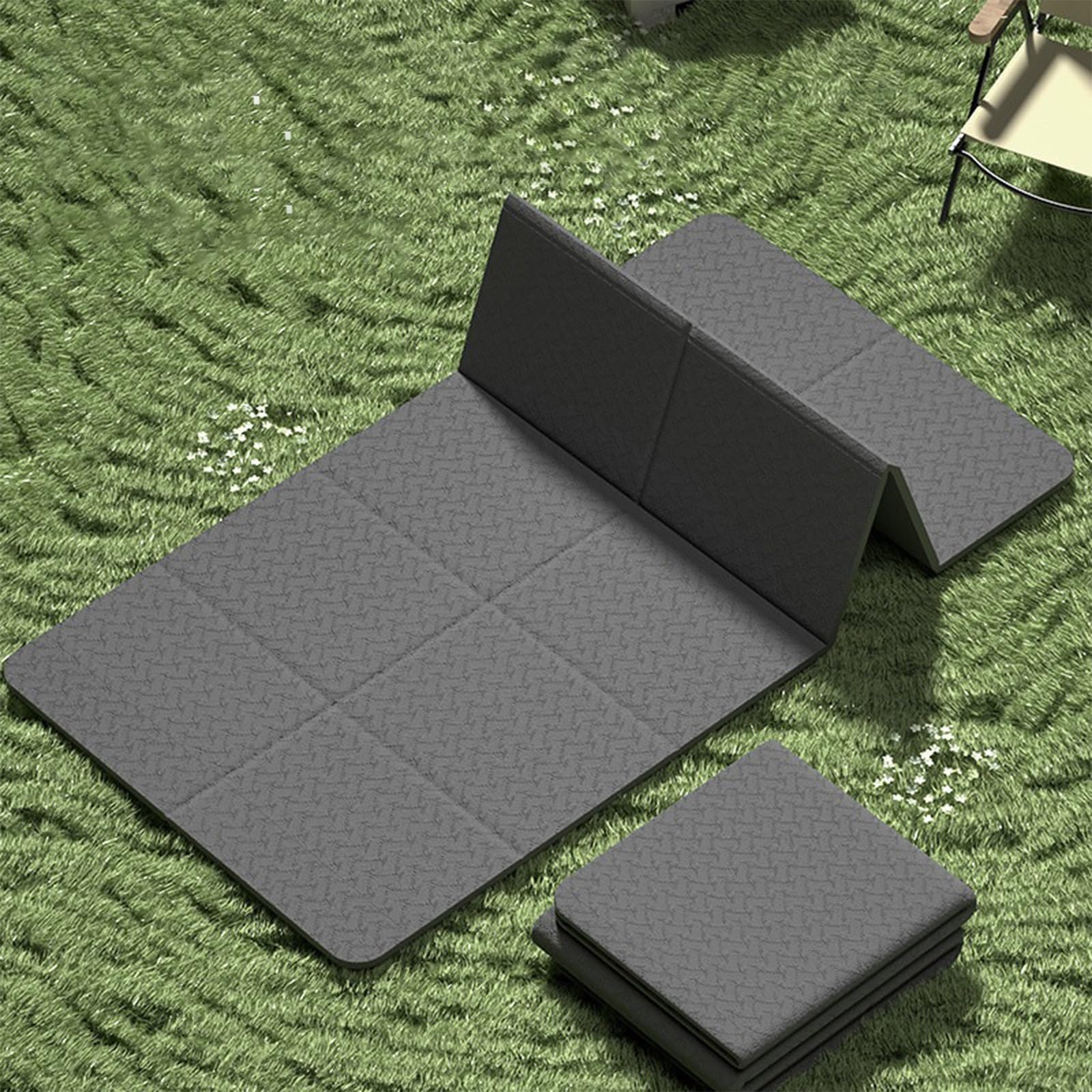 Doblable Viajes Esterilla de Yoga Colchoneta Antideslizante Multifuncional Ecologica Esterilla Entrenamiento Suave Colchoneta Gimnasia para Casa Gimnasio Pilates Hombre/Mujer