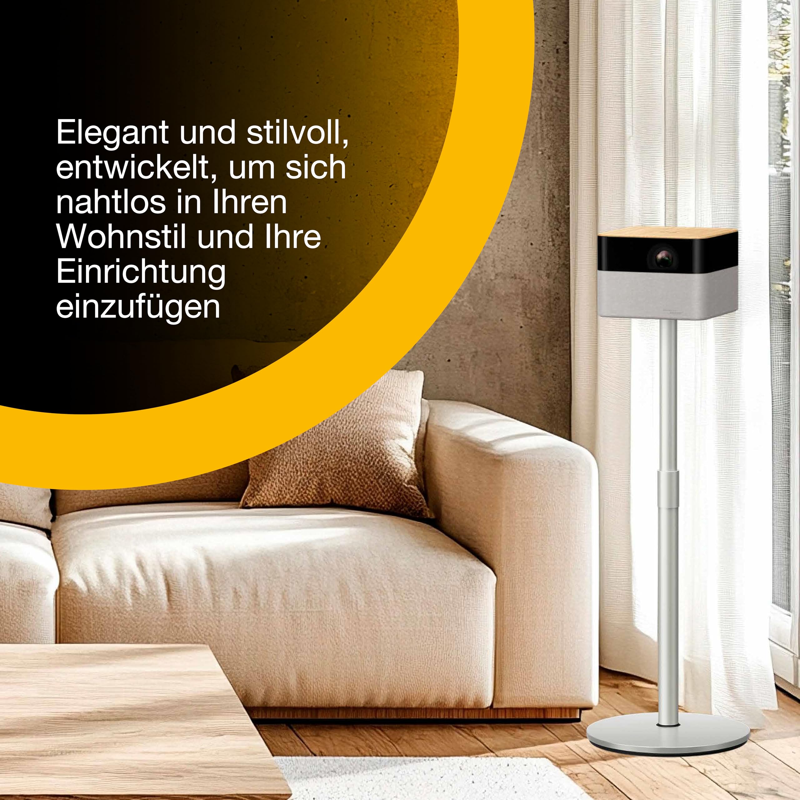 Epson Lifestudio Flex Plus EF-72 | Tragbarer 4K-PRO-UHD-Smart-TV-Projektor | 1.000 Lumen | 3LCD x RGB-LED | Sound by Bose | Google TV | Einfache Einrichtung | 150''-Display | 5 Jahre Garantie | Eiche