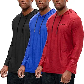 DEVOPS Men's Hoodie Long Sleeve Fishing Hiking Running Workout T-Shirts