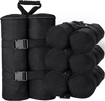 Plus Size Canopy Weight Bags240 lbs Set of 4, Heavy Duty Leg Gazebo Large Weights Sand Bags for Pop up Canopy Tent, Instant Outdoor Sun Shelter, Patio Umbrella