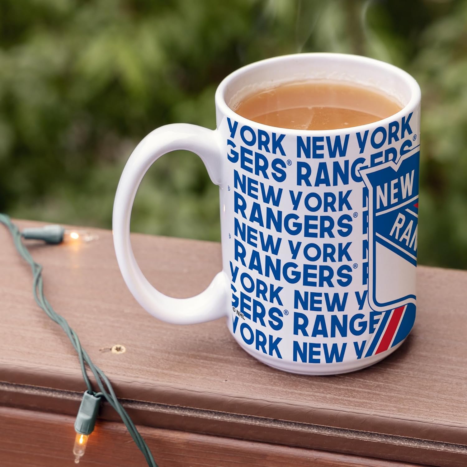 Rico Industries NHL Hockey Chicago Blackhawks 15 oz White Ceramic Mug - Image 3