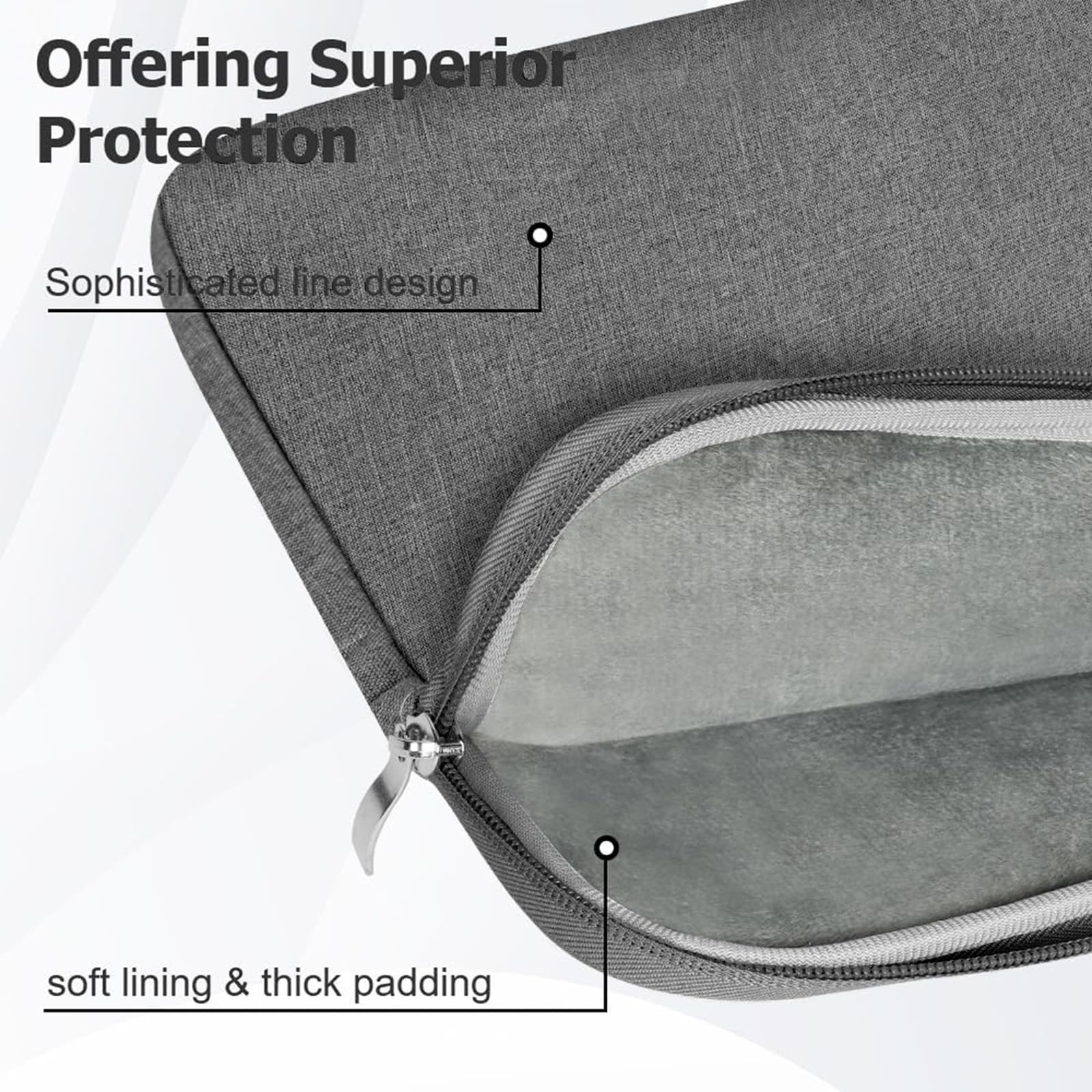 Flintronic Torba na laptopa o przekątnej ekranu 14", etui na laptopa z uchwytem, wodoszczelna, etui na laptopa, etui kompatybilne z MacBookiem / Huawei / Acer / Asus / HP / Dell / Lenovo/Samsung
