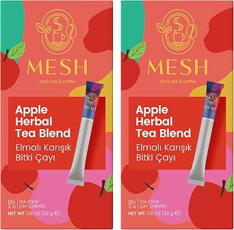 Mesh Stick Apple Tea Fruit Tea 2 Packs in One 2 x 16