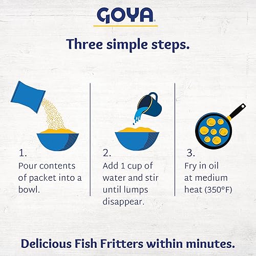 Miniatura 8 de Goya Bacalaitos - Mezcla de buñuelos de bacalaito 4.5oz (paquete de 2)