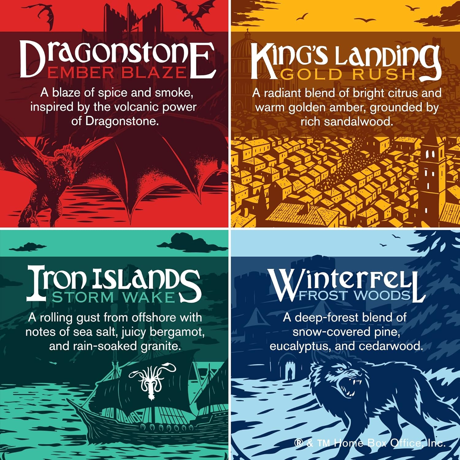 Every Man Jack Game of Thrones Collectors Body Wash Gift Set - Includes 4 Body Washes with Clean Ingredients & Westeros Inspired Scents - Image 3