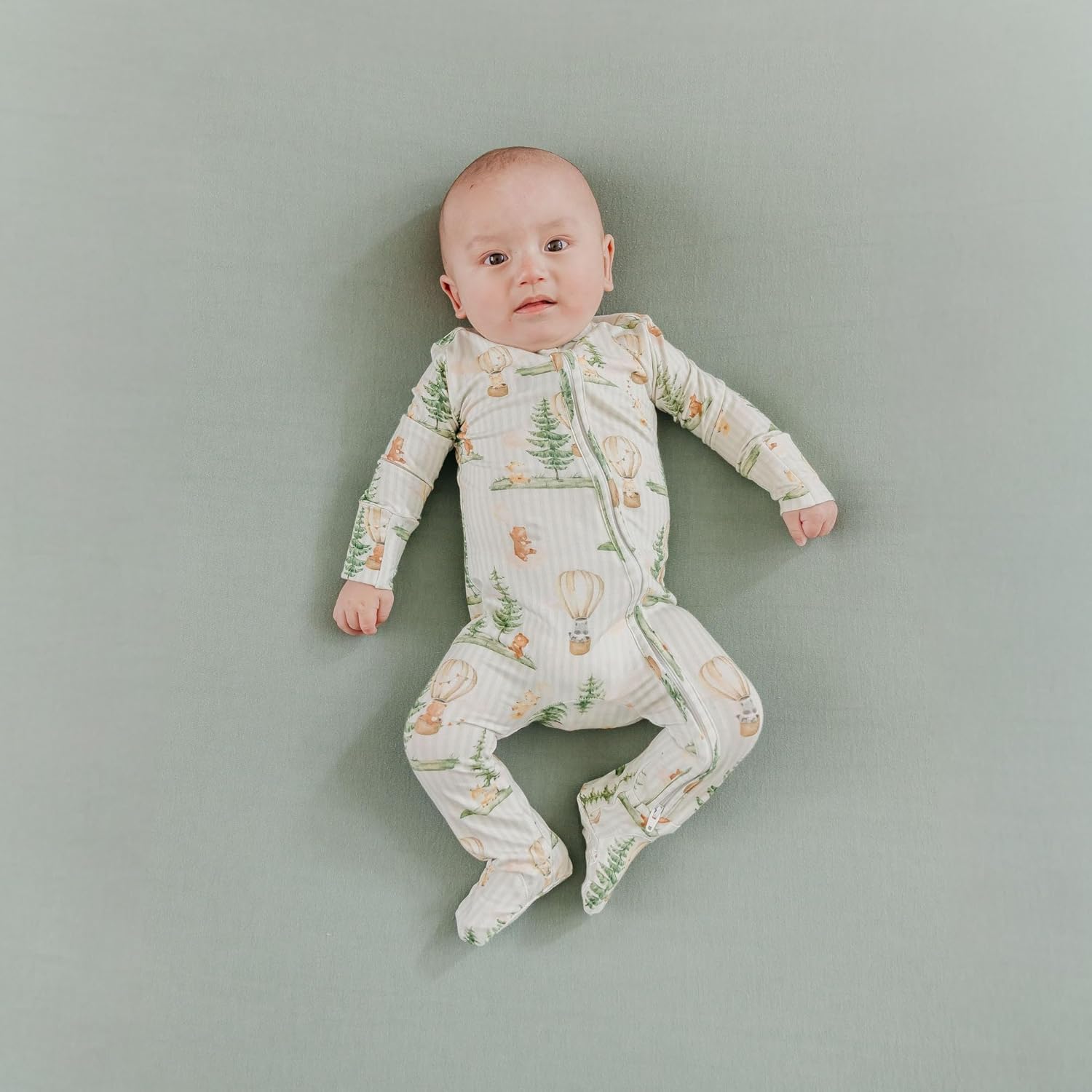 Copper Pearl, Zip-up Footie, Whimsy