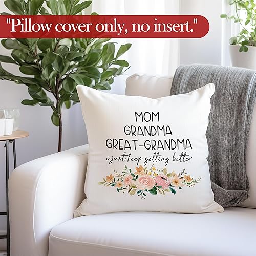 Miniatura 4 de Fundas de almohada para regalo de gran abuela, regalos de anuncio de embarazo para abuela, regalos de nietos, fundas de almohada decorativas para