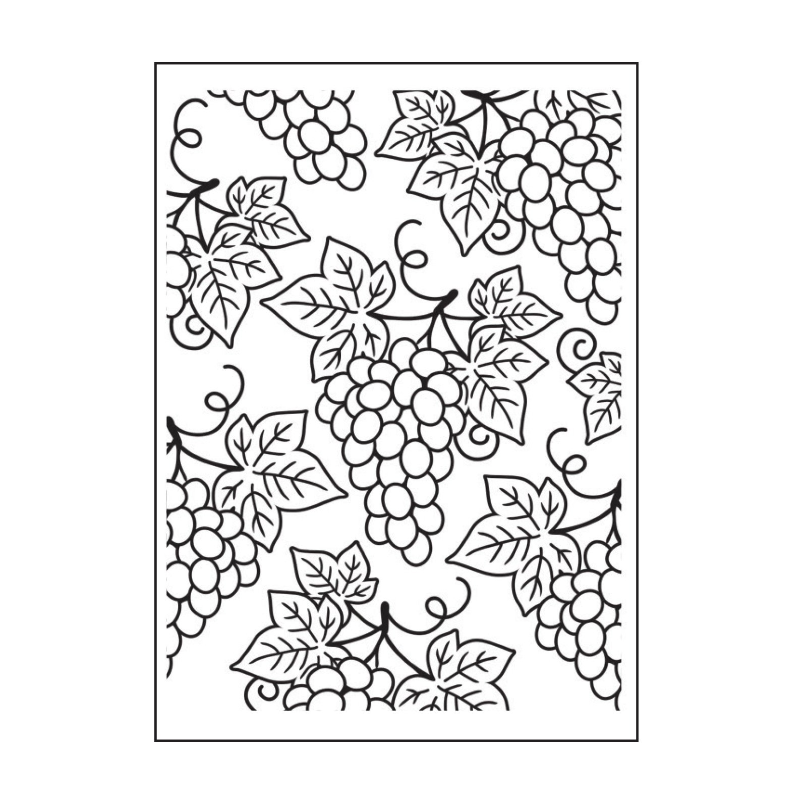 Darice Embossing Folder Grape Clusters