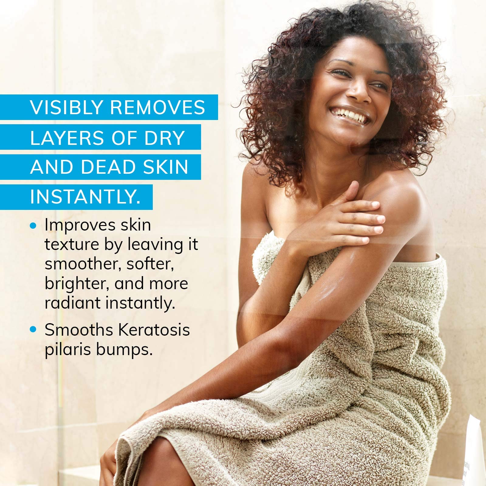 MicrodermaMitt Deep Exfoliating Mitt Body Scrub Dead Skin Remover