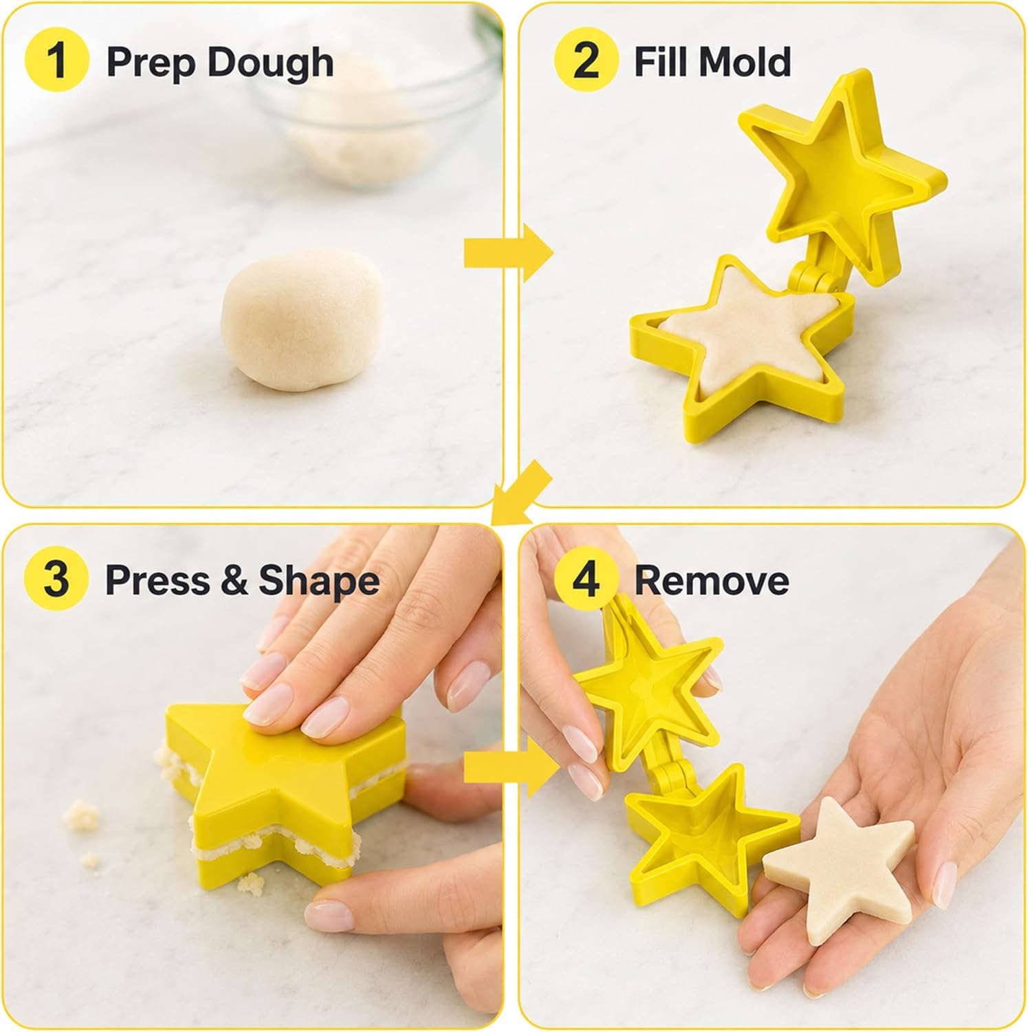 10 PCS Cake Pop Molds Shapes Press Set,Multiple Cake pop cutter