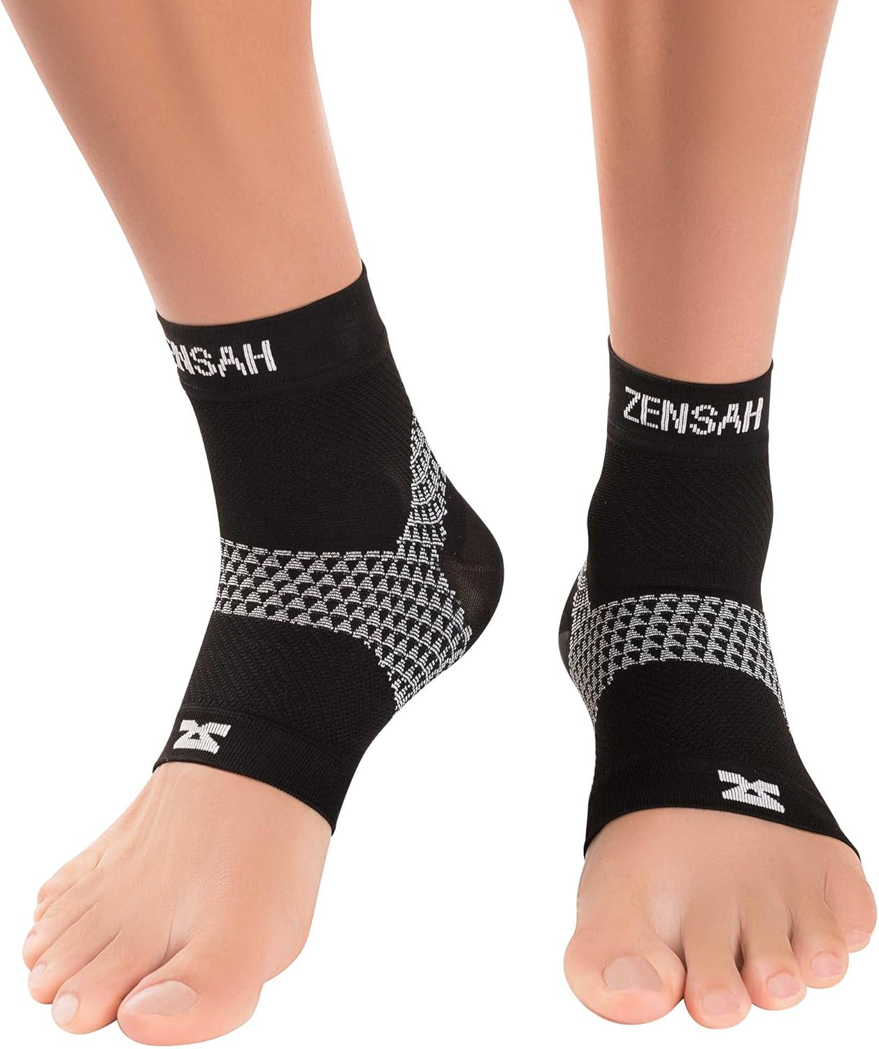 Zensah Plantar Fasciitis Sleeve - Relieve Heel Pain, Arch Support, Reduce Swelling - Compression Foot Sleeve, Plantar Fasciitis Sock : Health & Household