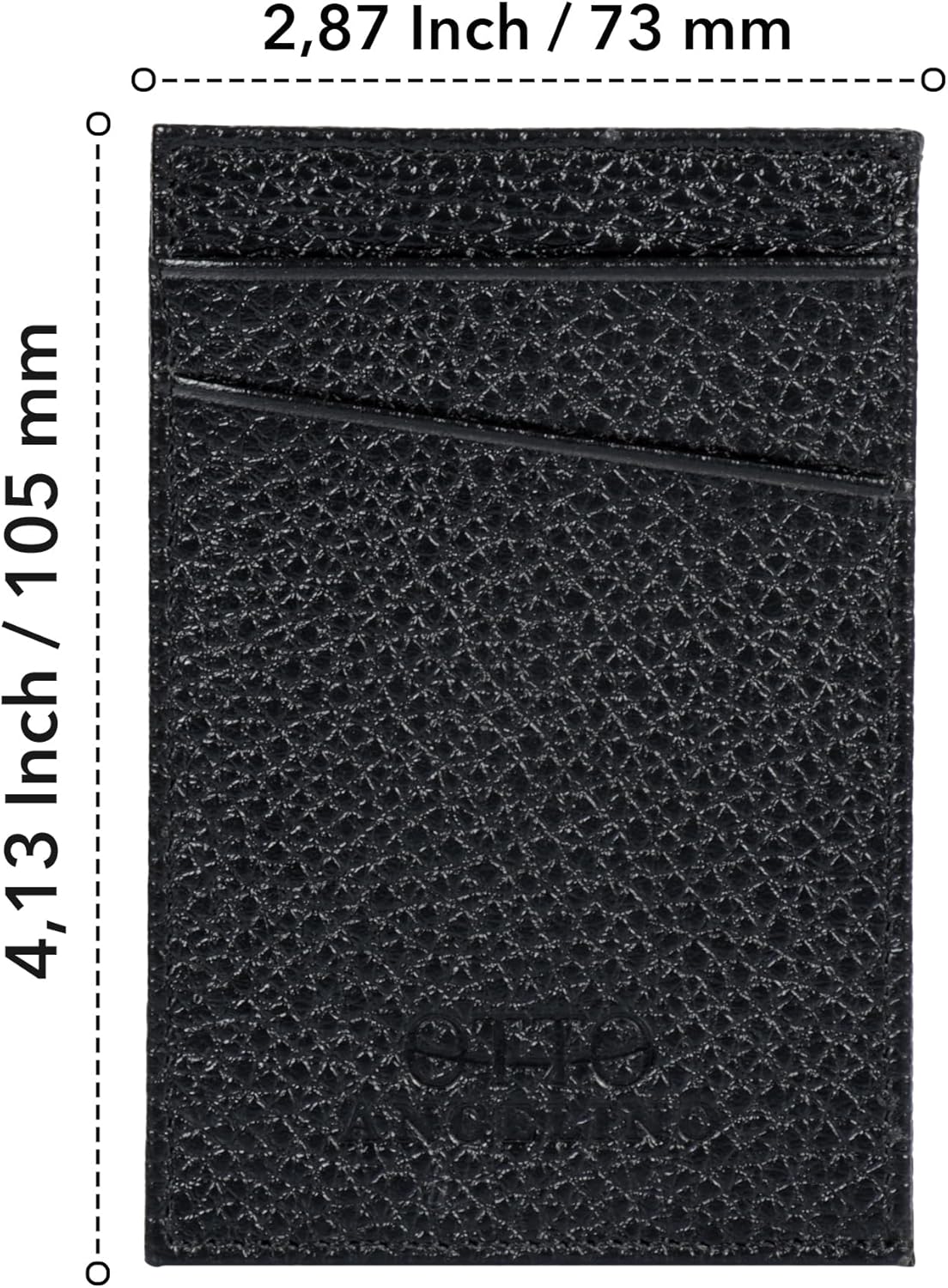 Otto Angelino Genuine Leather Wallet - Bank Cards, Money, Driver's License Cardholder - Unisex - Image 6